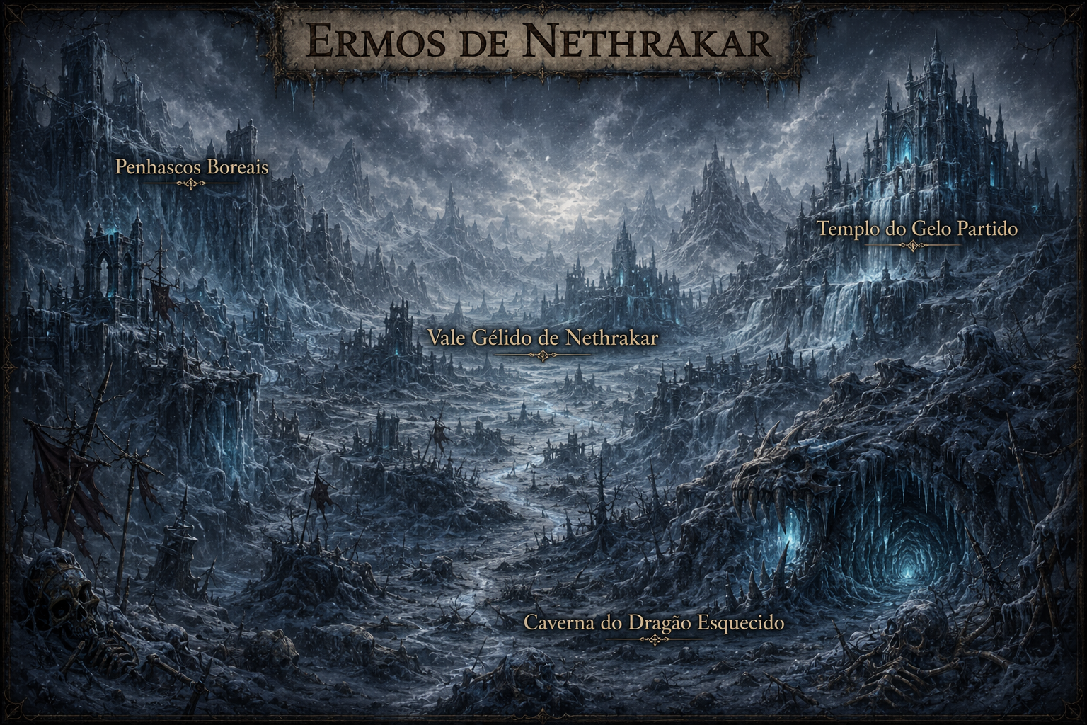 Mapa Ermos de Nethrakar