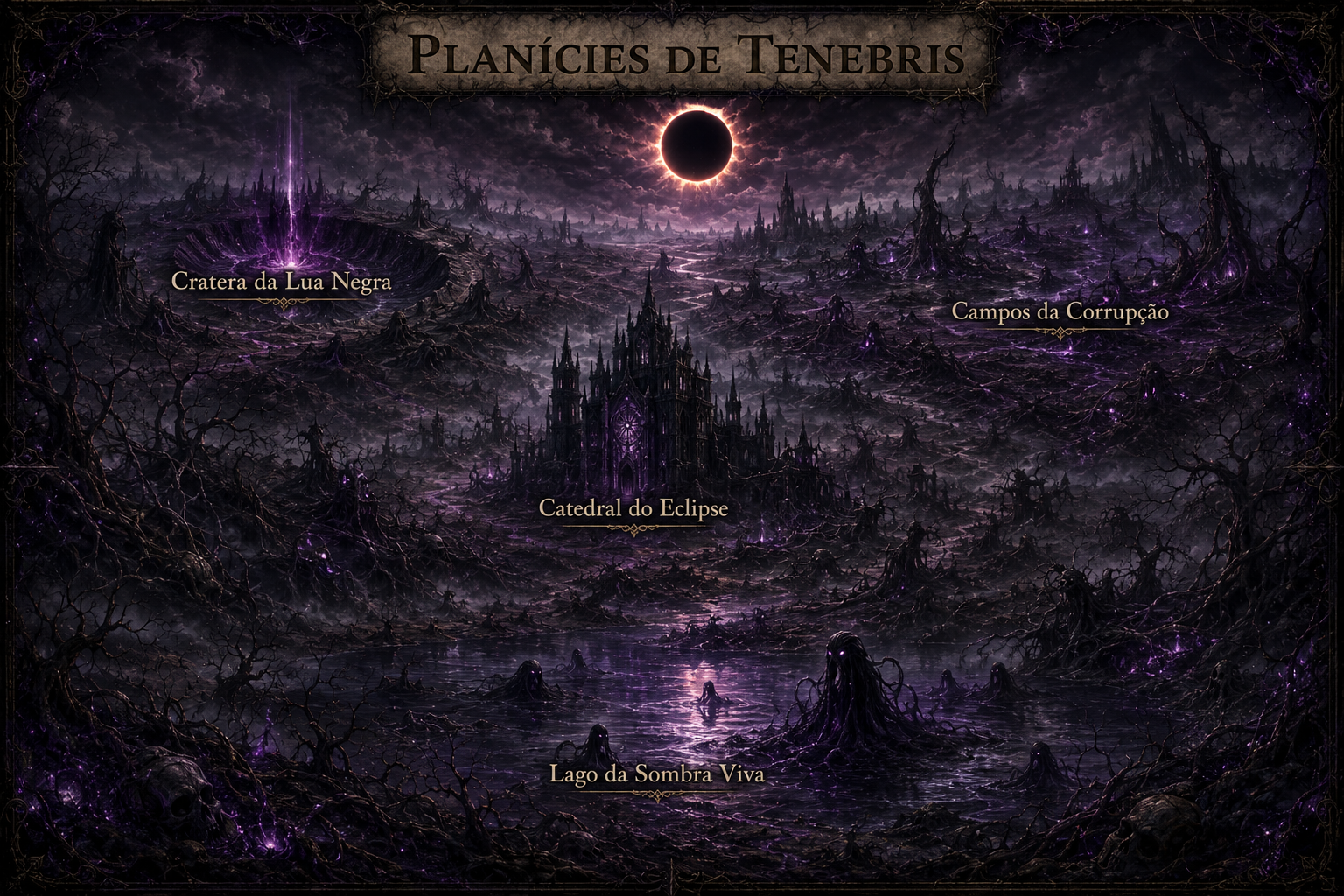 Mapa Planícies de Tenebris