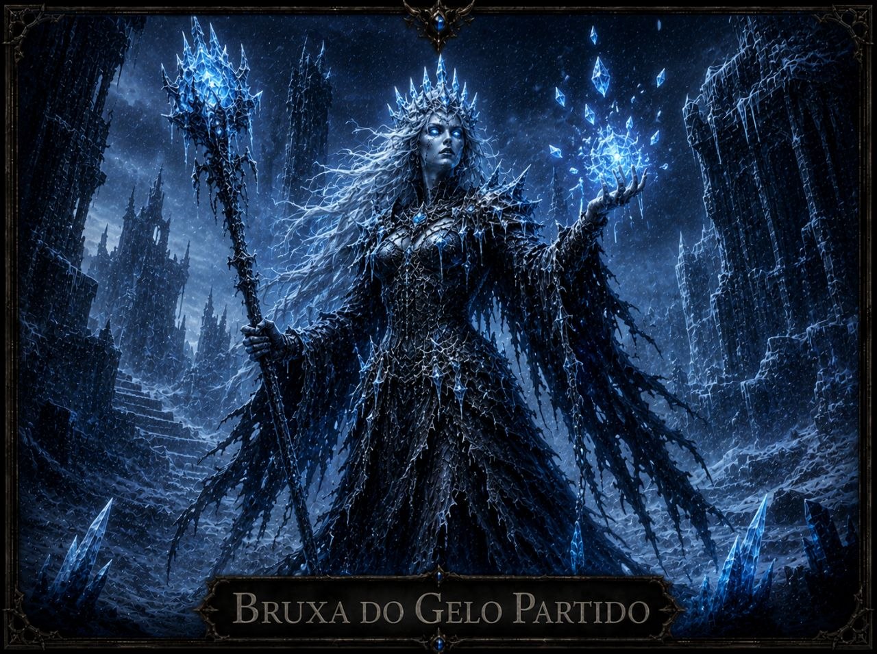 Monstro Bruxa do Gelo Partido