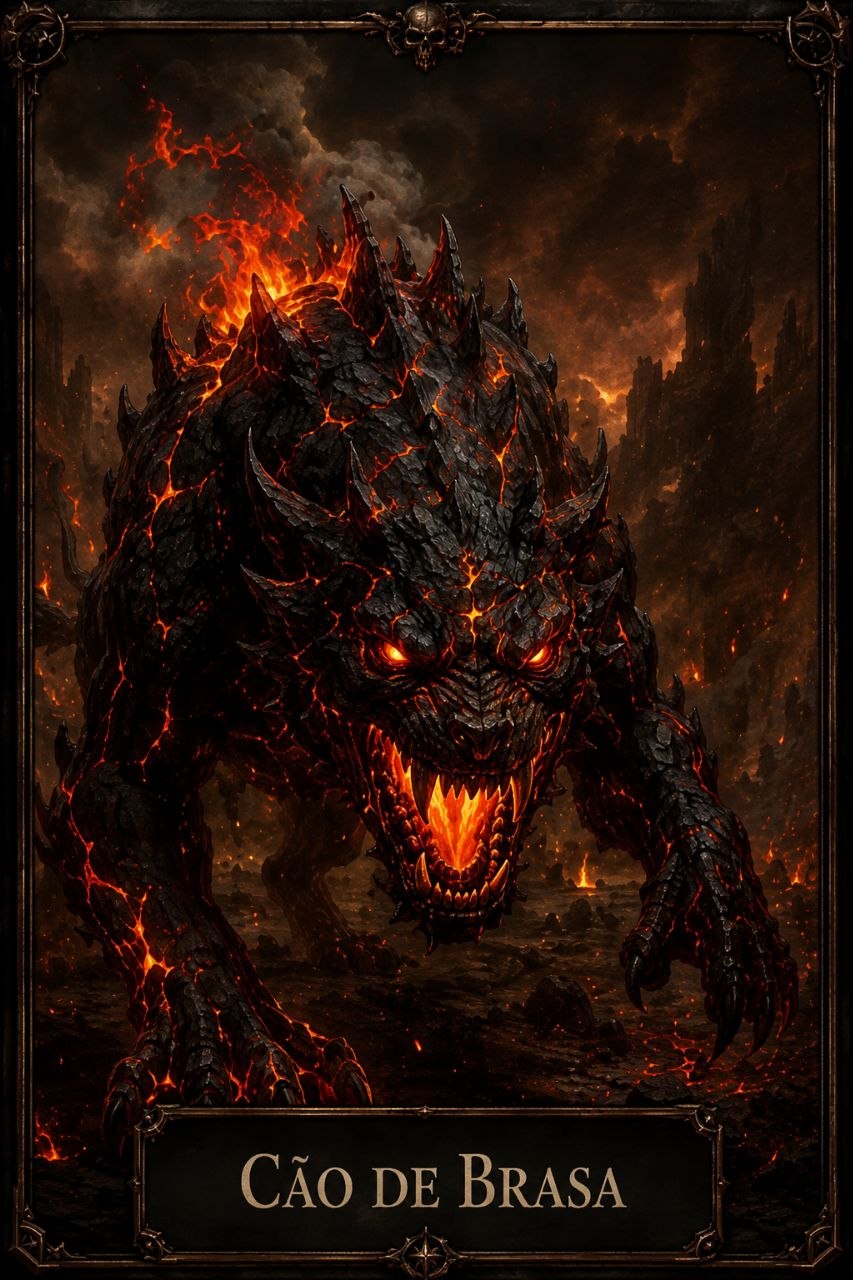 Monstro Cão de Brasa