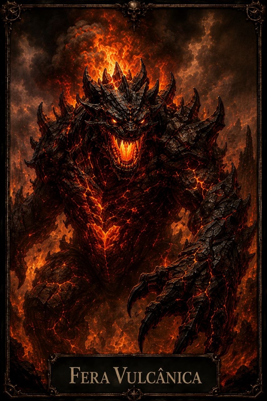 Monstro Fera Vulcânica
