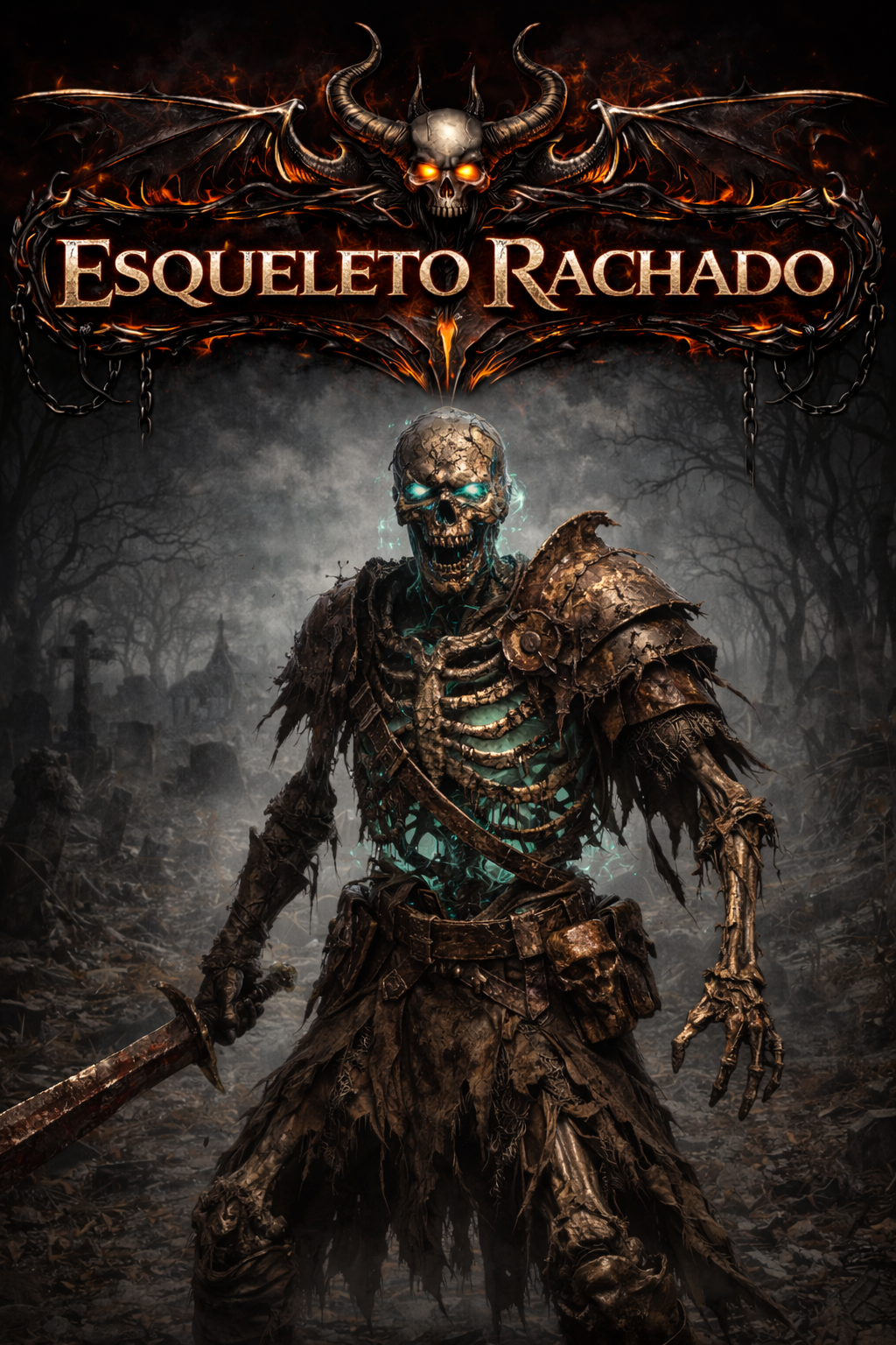 Monstro Esqueleto Rachado