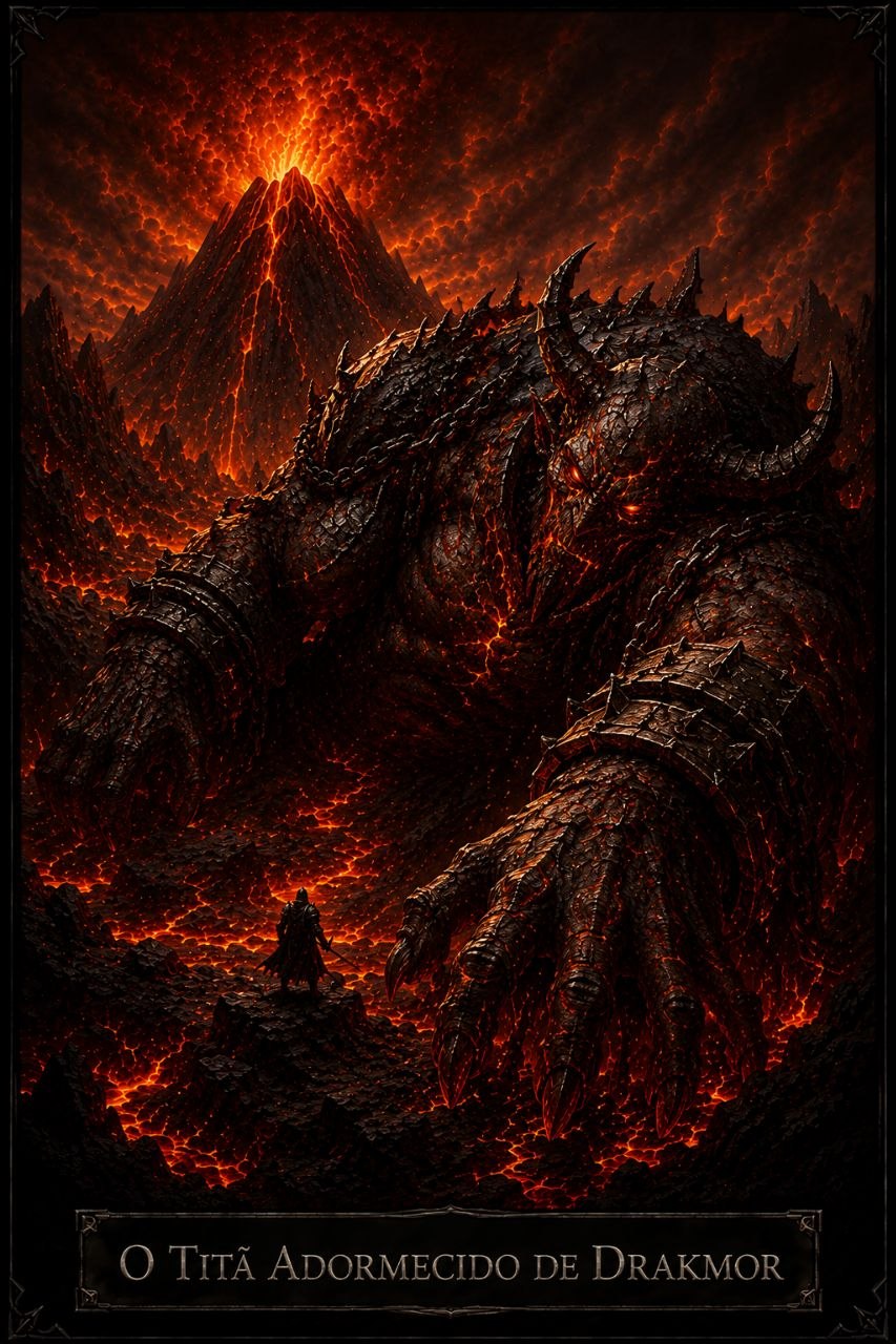 Boss O Titã Adormecido de Drakmor